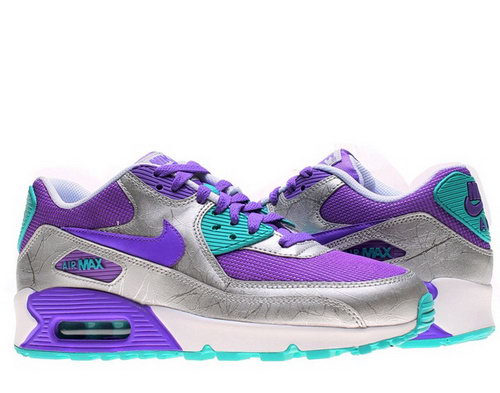 Nike Air Max 90 Womenss Shoe Silver New Purple Special Online Shop